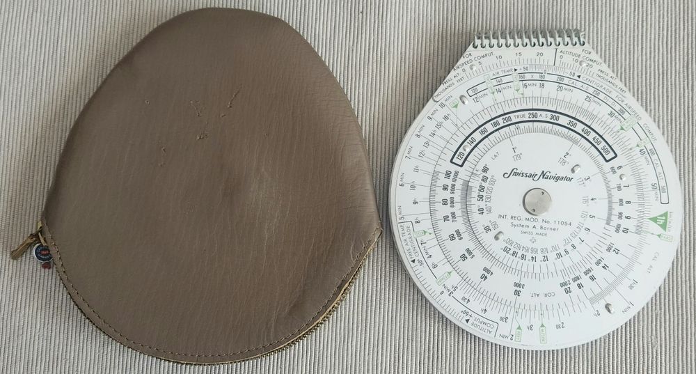 Vintage Swissair Navigator | Komputer Nawigacyjny | System A. Borner 11054