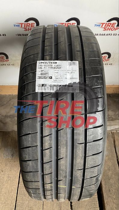 1шт нове 245/45R20 Goodyear Eagle F1 Supersport 103Y