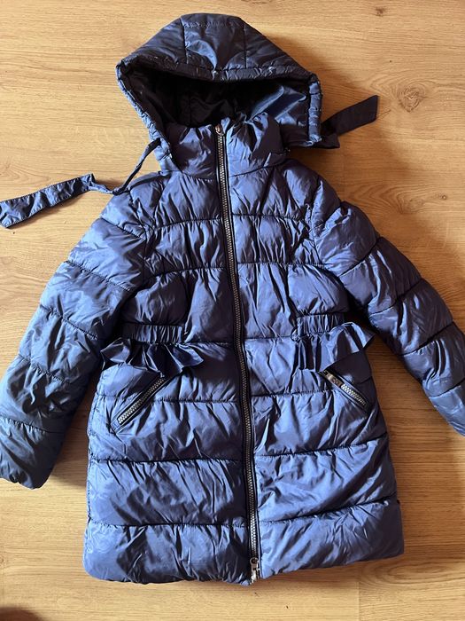Зимне пальто на девочку 122 см