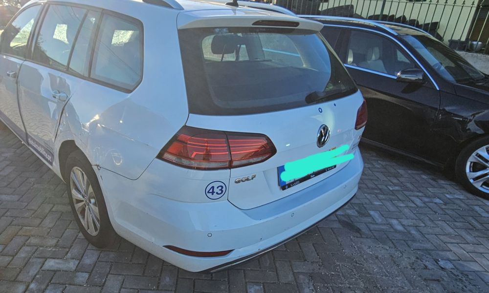 Golf 7 de 2018 a trabalhar e andar