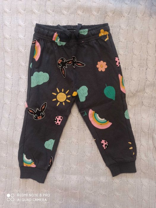 Spodnie dresowe dziewczęce 80 cm