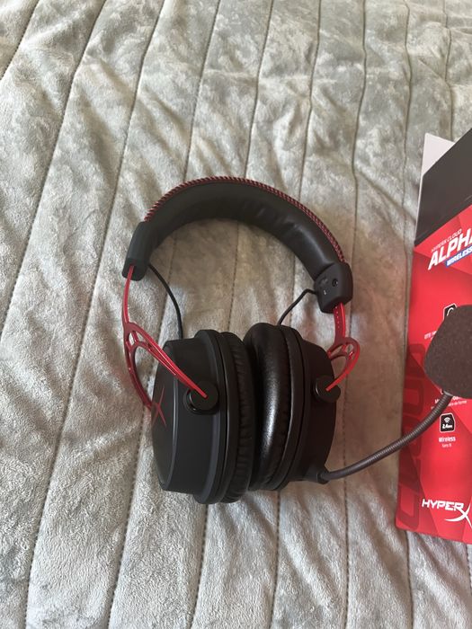 Ігрові безпровідні навушники HyperX Cloud Alpha Wireless (4P5D4AA) Black/Red