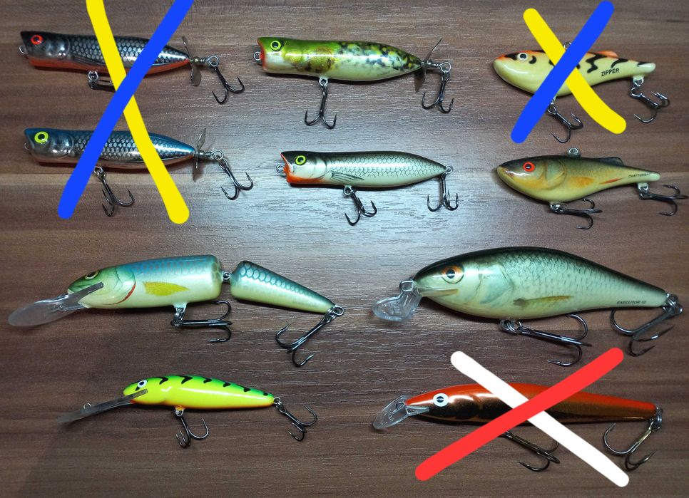 Woblery Salmo Executor Minnow Butcher Frisky Hornet inne