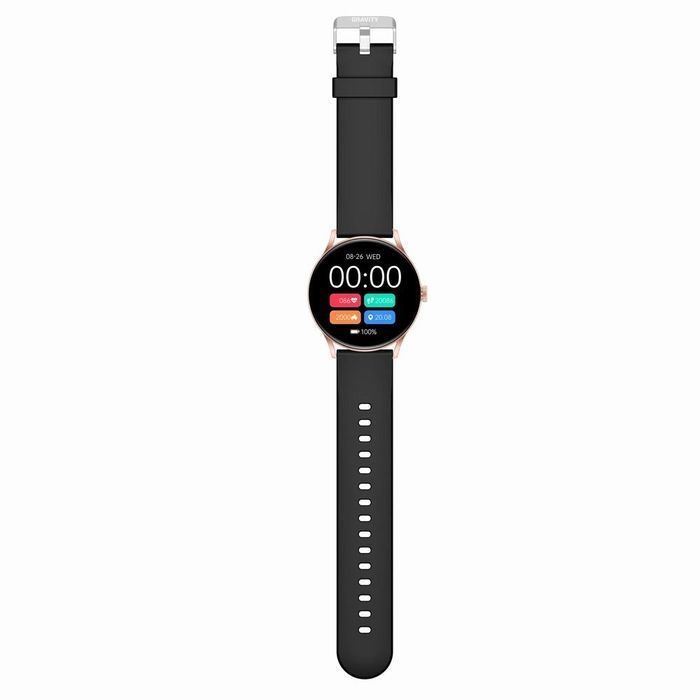 Smartwatch Gravity Czarno Różowy GT2-2 PRO Prezent black weeks