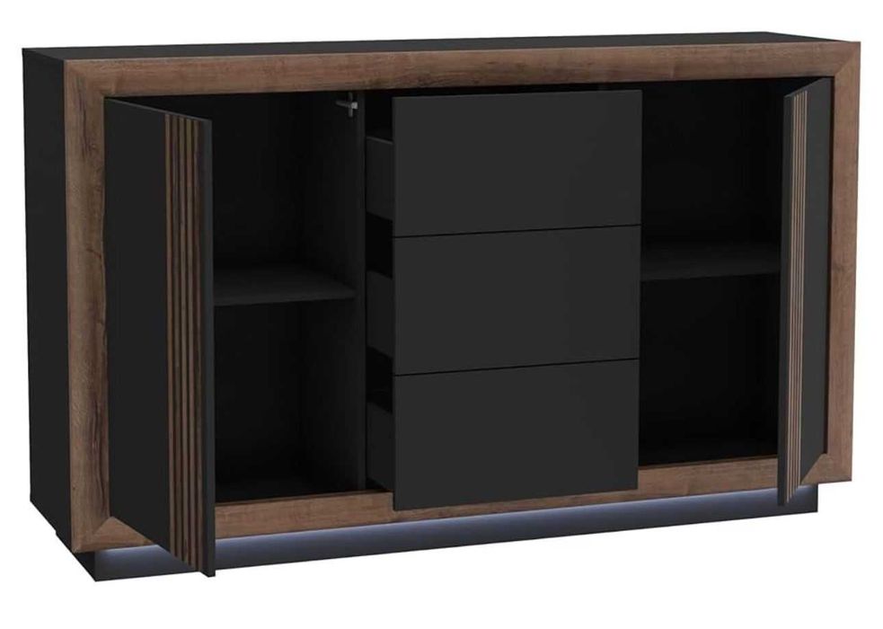 Aparador Forte Savona com 3 gavetas e 2 portas