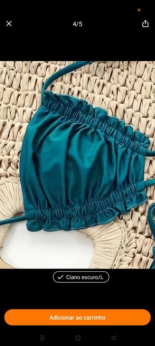 Bikini turquesa escuro