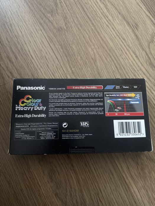 kaseta vhs panasonic e180