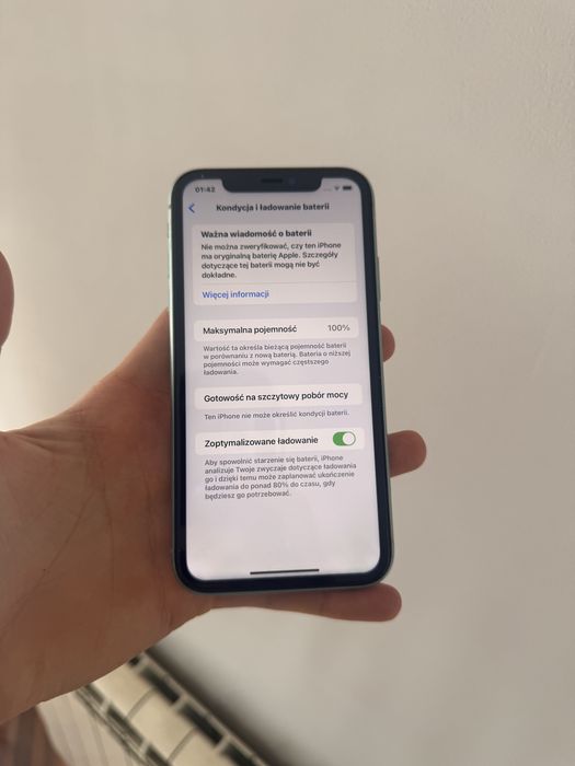 Iphone 11 64 GB stan bardzo dobry 100% baterii Gwarancja