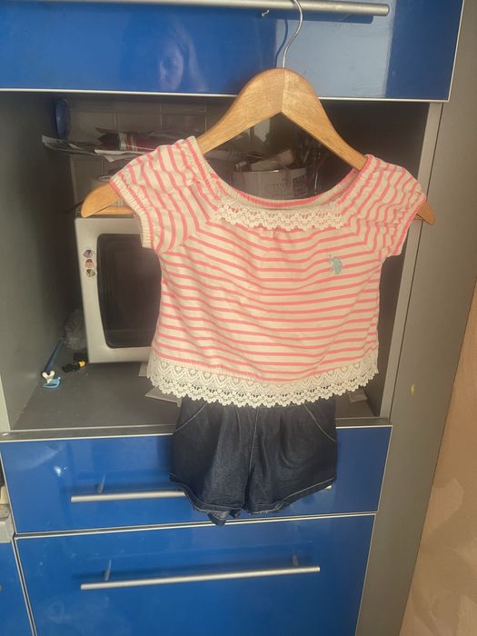 Продам летний сдельный комбез/ромпер для девочки Polo Поло Оригинал