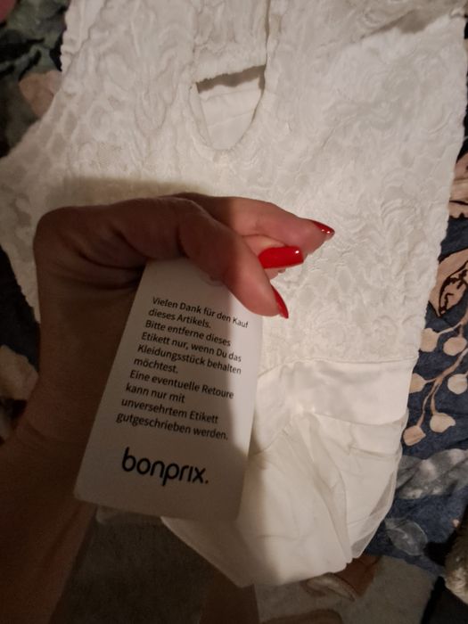 Suknia ślubna bon prix 50zł Nowa