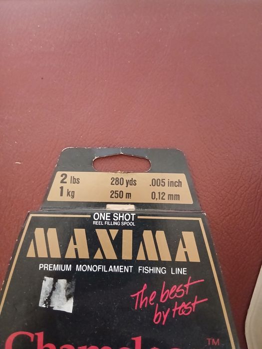 4 caixas de fio de pesca Chamelon 1kg preço para todos