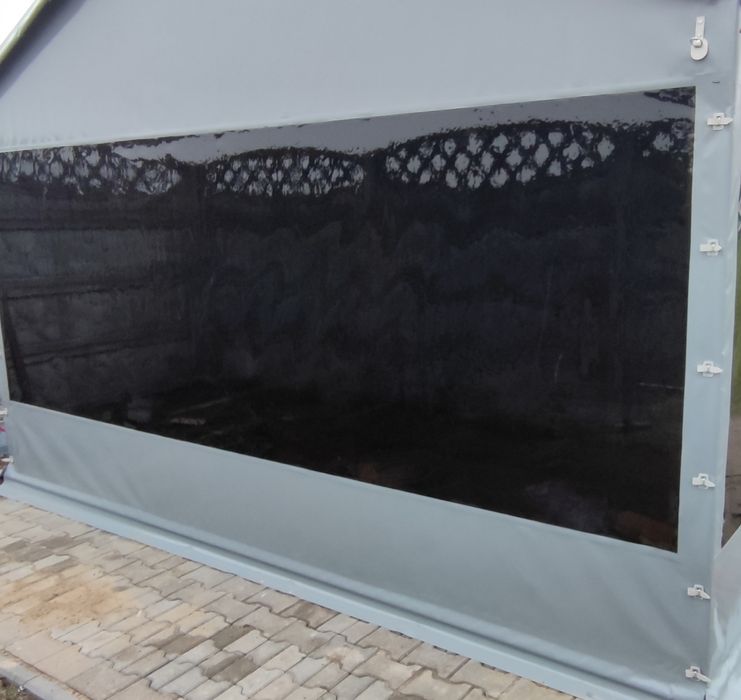 Osłona Zabudowa Tarasu Altanki Całoroczna Plandeka Na Wymiar Zamki