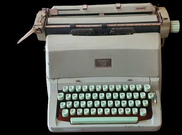 Máquina tradicional de escrever Hermes