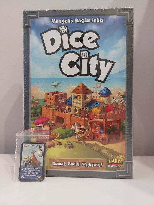 DICE CITY +karty promo gra planszowa rodzinna kościana BARD nowa folia