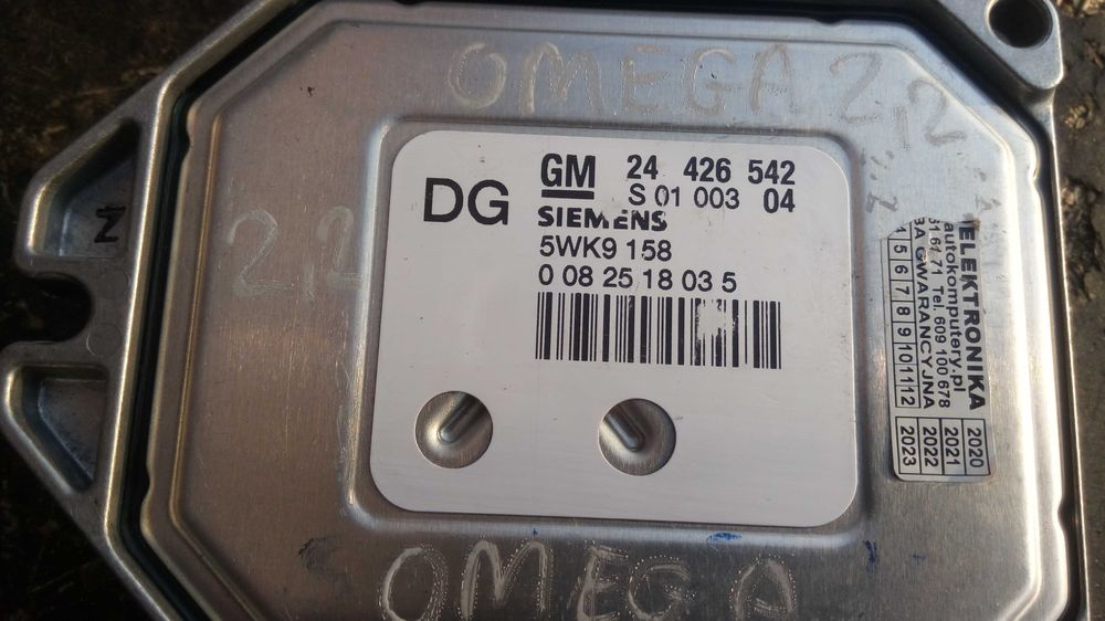 Opel Omega B 2.2 benzyna 94-03 Komputer STEROWNIK SILNIKA