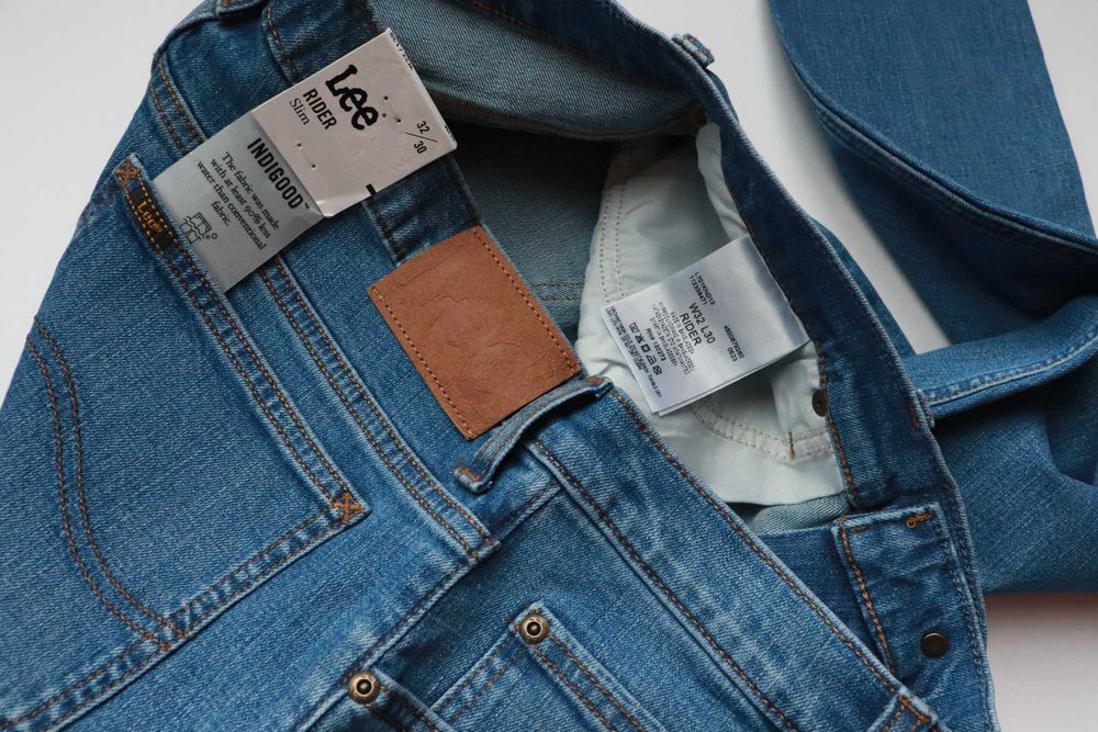LEE RIDER W32 L30 męskie spodnie jeansy slim nowe okazja