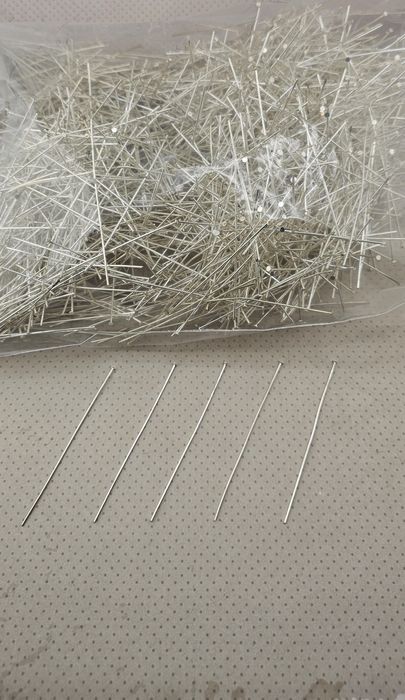 500g 1700szt szpilki jubilerskie  70mm