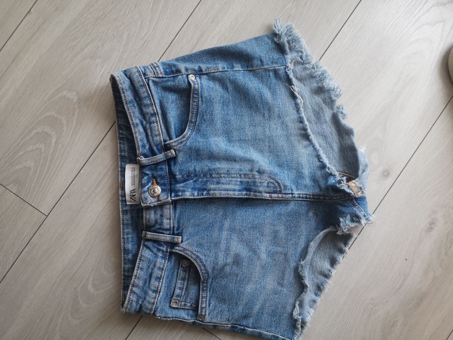 Zara - spodenki jeansowe damskie
