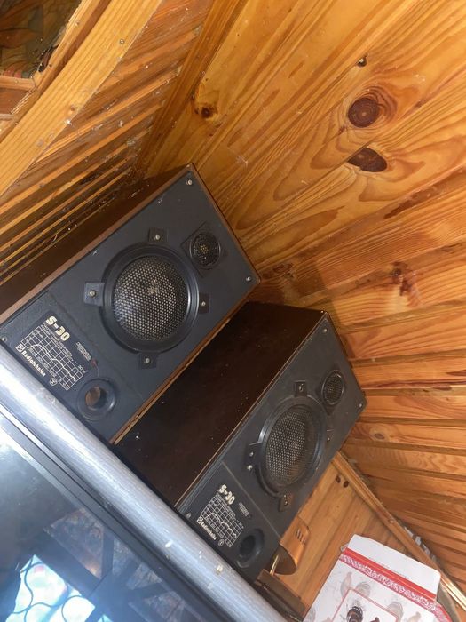 Колонки не новые деревяные С - 30.   Состояние рабочее