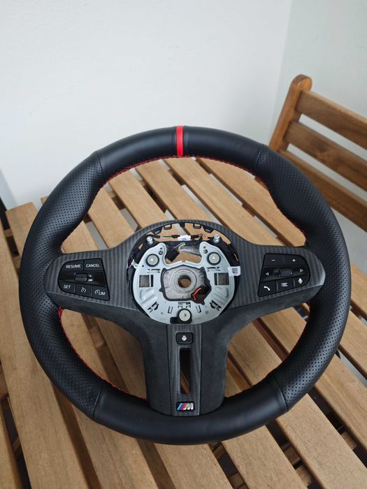 Volante BMW Pack M SPORT Carbono Aquecido F40 F44 G20 G21 G22 G23 G26