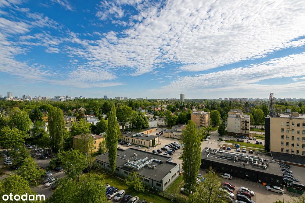 3 pok. | 48 mkw | Balkon | Panorama miasta | Mokotów
