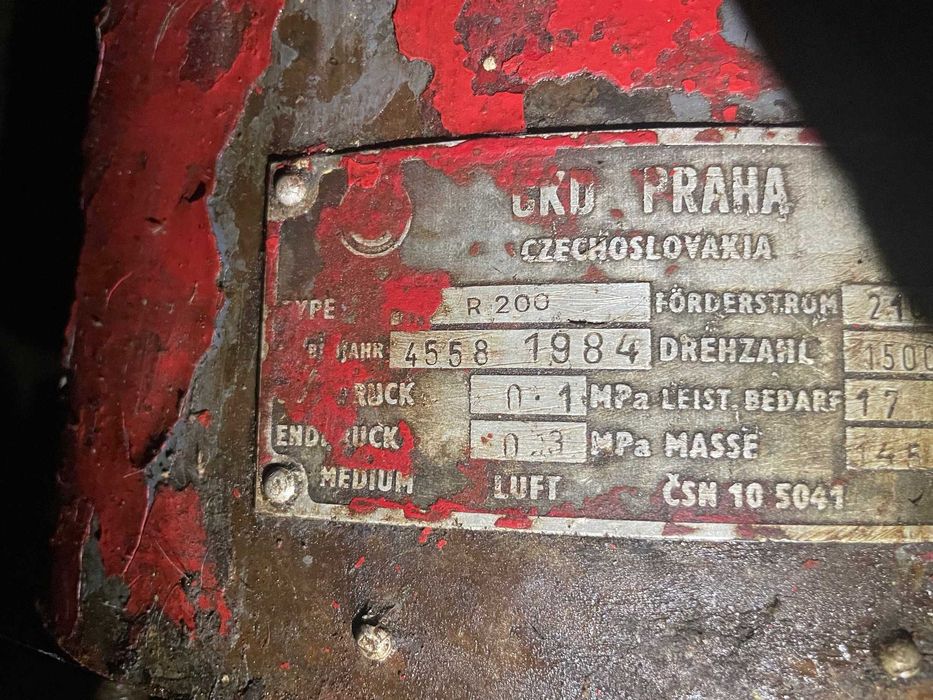 pompa vacum z silnikiem ścieków wody / odpadów 17 KW 1500 obr 210m3/h,