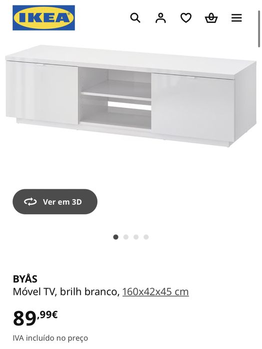 Movel TV Branco IKEA