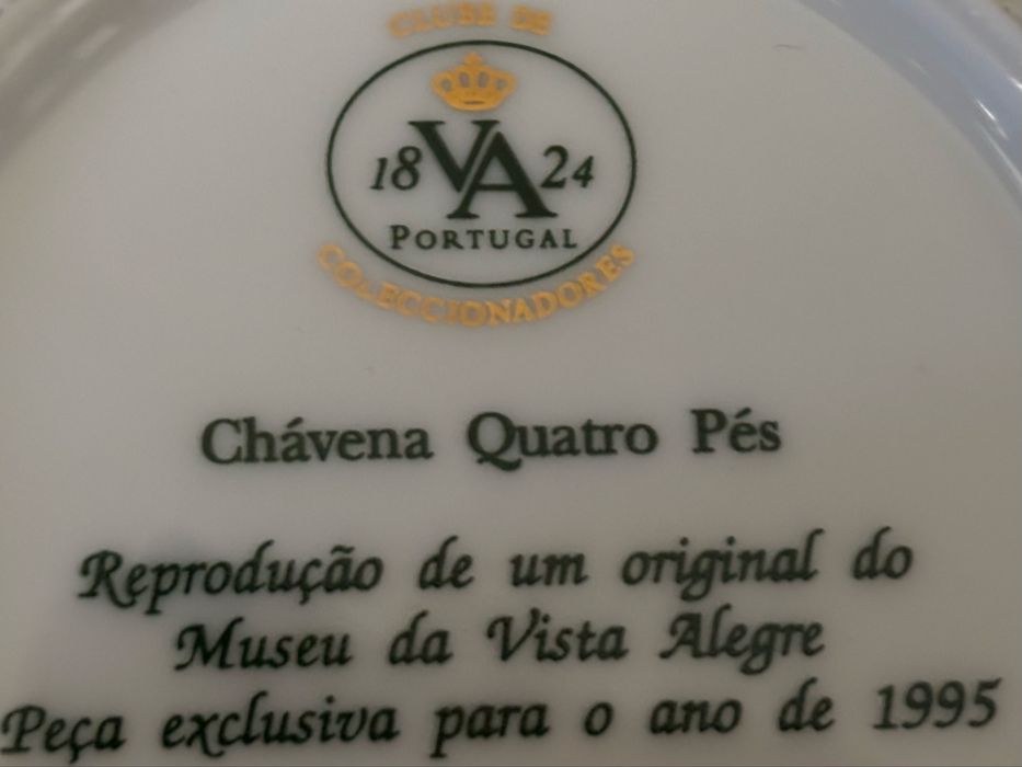 Vista Alegre Clube dos Colecionadores - Chávena Quatro Pés