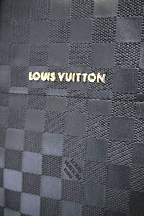 C55 duża torebka damska Louis Vuitton shopper elegancka czarna listonoszka