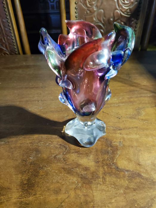 Multicolored Murano Glass Pitcher
