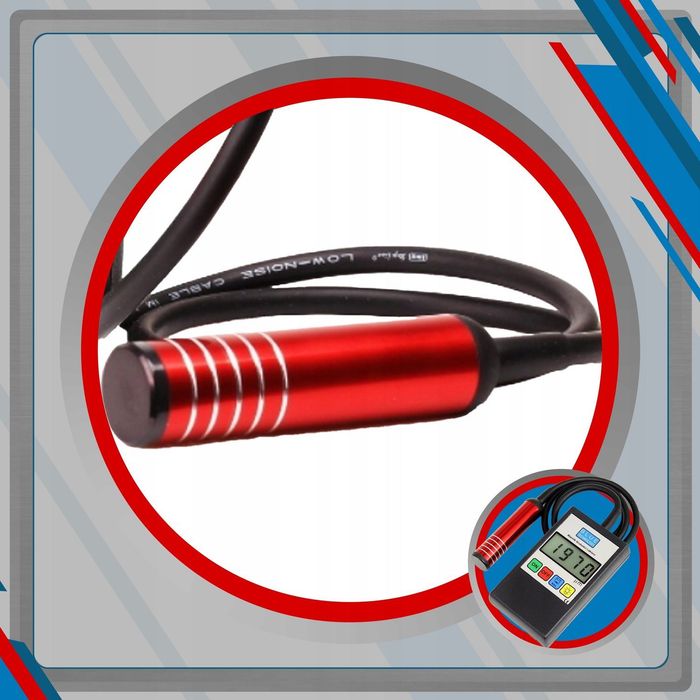 TESTER grubości powłoki lakieru do auta 0-1990µm sonda 80cm