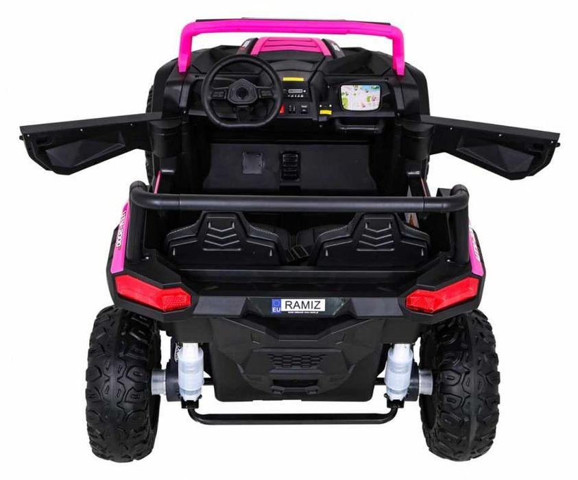 Mocny Buggy ATV Racing na akumulator 4x200W A032 Różowy