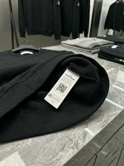 XS-XXL // Новый Свитшот Stone Island Черный // Толстовка Зипка Стоник