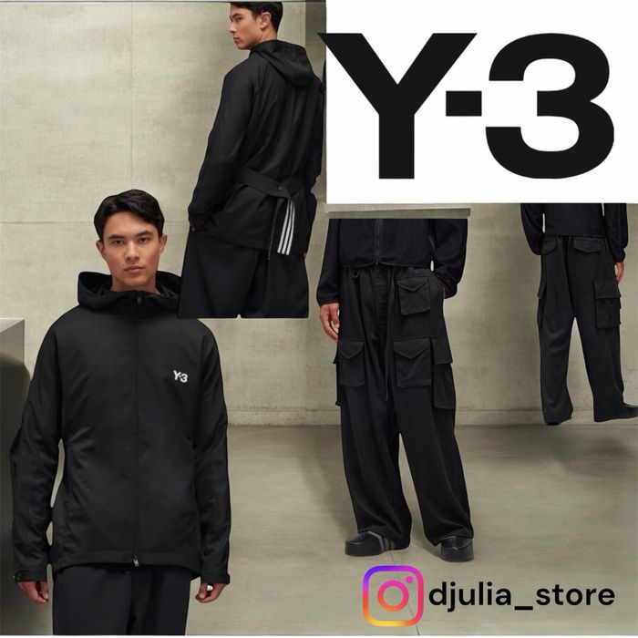 adidas × Y-3 ヨウジヤマモト ジャケット ブラック シアー LAUNCHED | Y-3 YOHJI YAMAMOTO AW24 NEW COLLECTION. – LOOM OSAKA