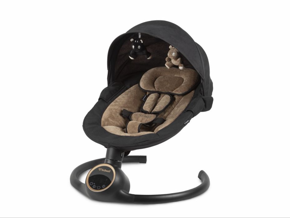 Крісло-гойдалка Kidwell Reve Black/Gold, стан нового