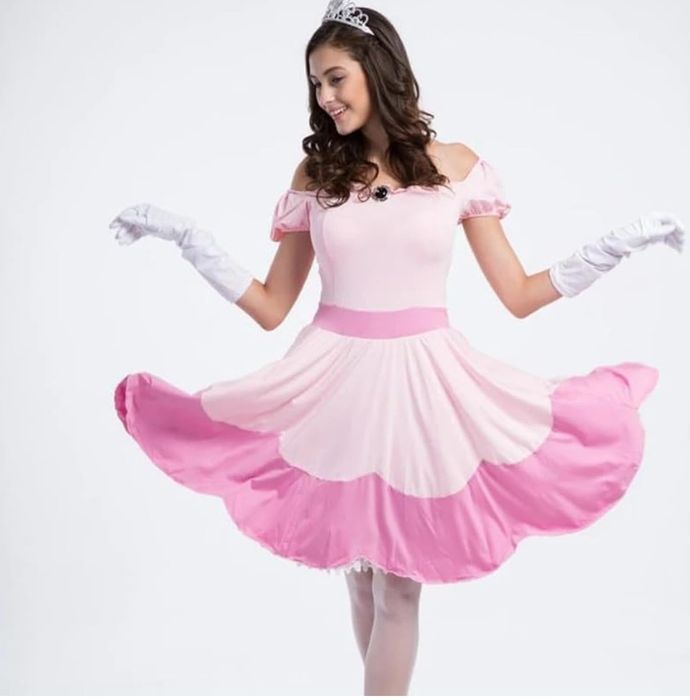 Elegancki zestaw kostiumowy księżniczki różowe
