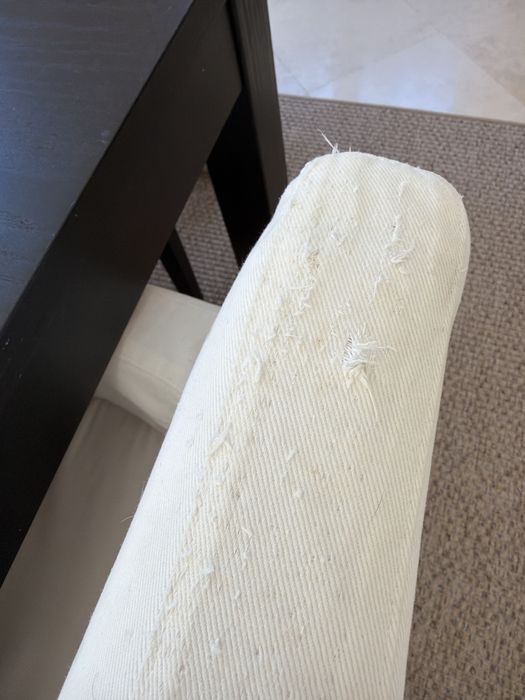 Mesa IKEA extensível e 6 cadeiras