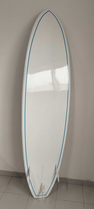 Prancha de Surf Tribord 6'8" Epoxy (Wood Inside) + Capa Acolchoada