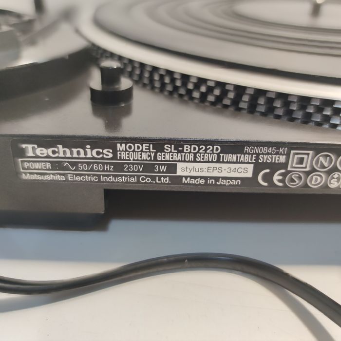 Gira disco - Technics SL-BD22D