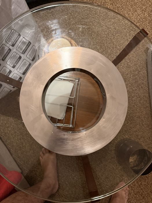 Remate com Aba 150mm Inox