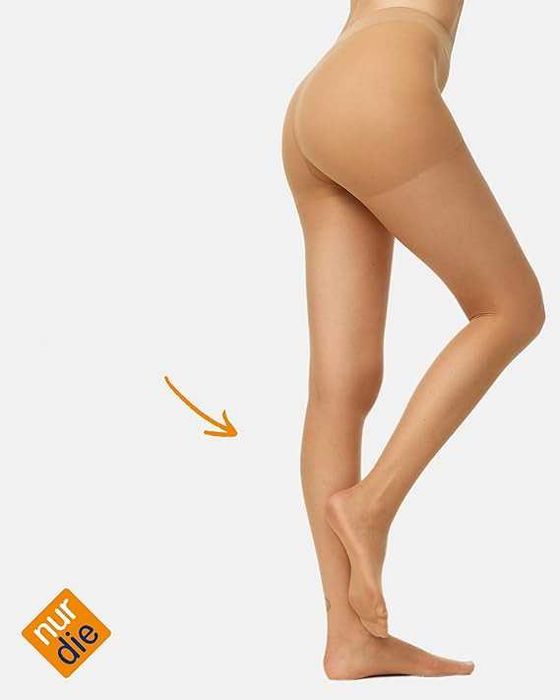 Damskie Rajstopy NUR DIE Transparent 20 DEN Amber 40-44 M