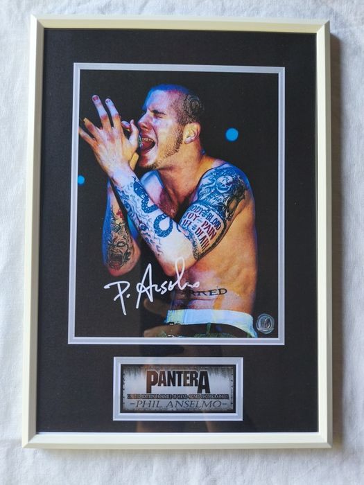 Moldura Pantera - Phil Anselmo com Autógrafo (A4)