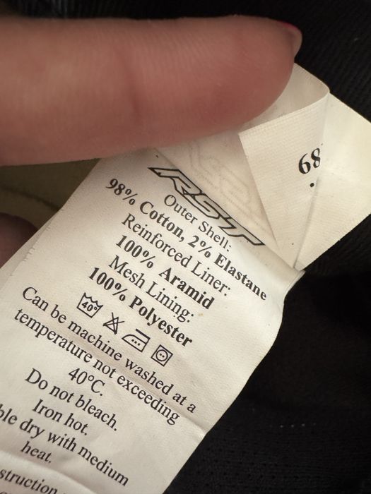 Spodnie jeansy motocyklowe RST skinny