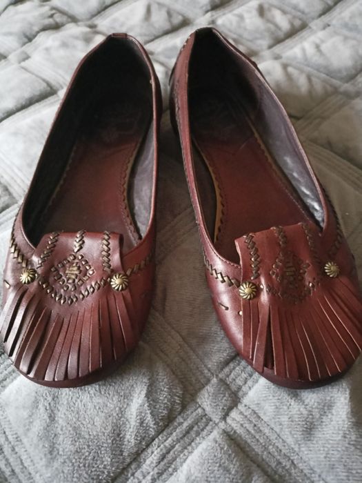 Шкіряні балетки, туфлі ,