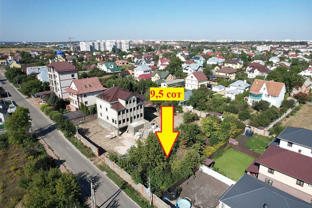 Святопетрівське Продаж ділянки 9,4 сот під забудову, обжита вулиця