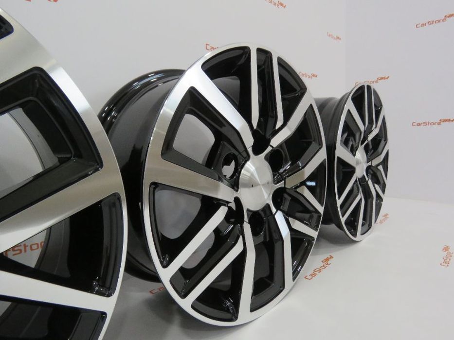 Jantes Look Toyota Hilux 17 x 7.5 et 30 6x139.7 CB106.1 Pretas + Polid