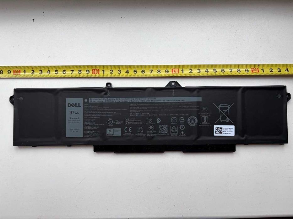 Оригінальний акумулятор Dell 9JRV0 97Wh для XPS 15 / Precision
