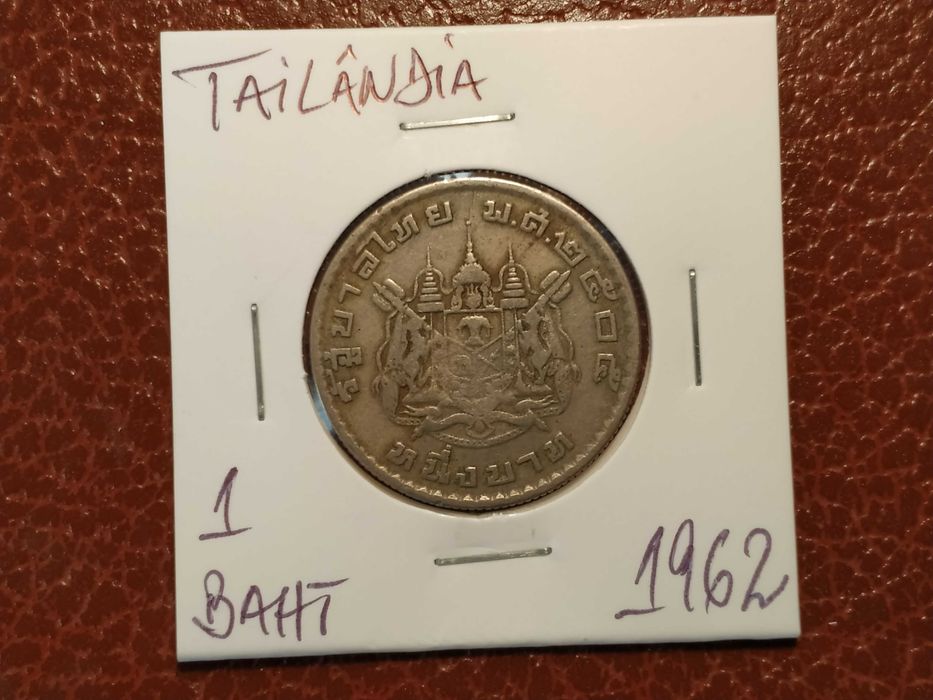 Tailândia - moeda de 1 baht de 1962