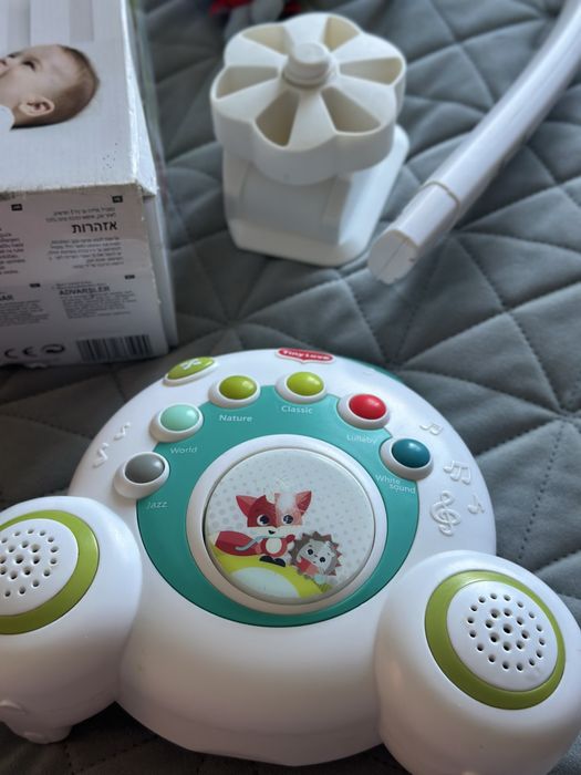 Мобіль карусель музичний для немовлят на ліжечко tiny love