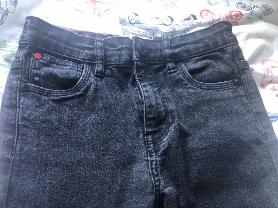 Dwie pary jeansów chłopięcych rozm 128